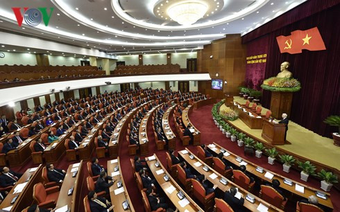 Toàn cảnh bế mạc Hội nghị Trung ương 8