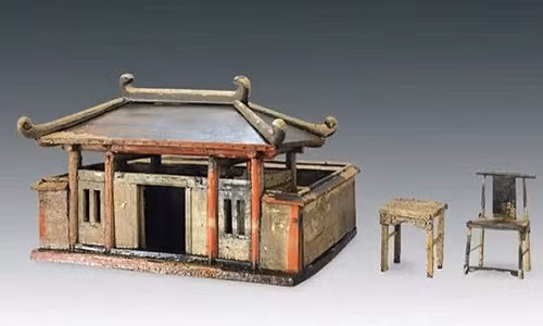 Mô hình nhà có nhiều vật dụng giống nhà búp bê. Ảnh: Live Science.