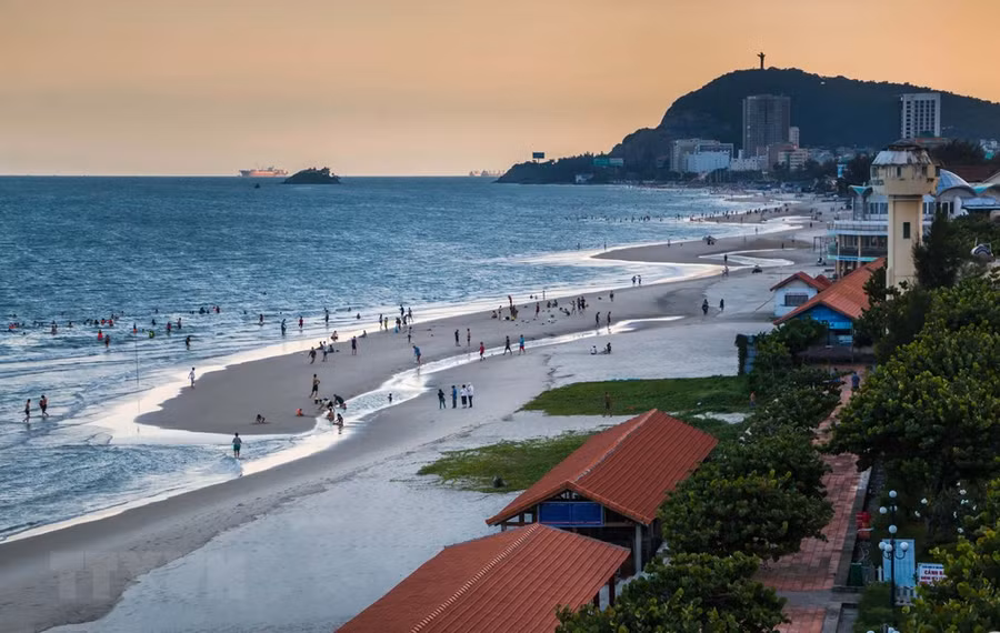 Bãi Sau, biển Vũng Tàu. (Ảnh: Duy Khương/TTXVN)