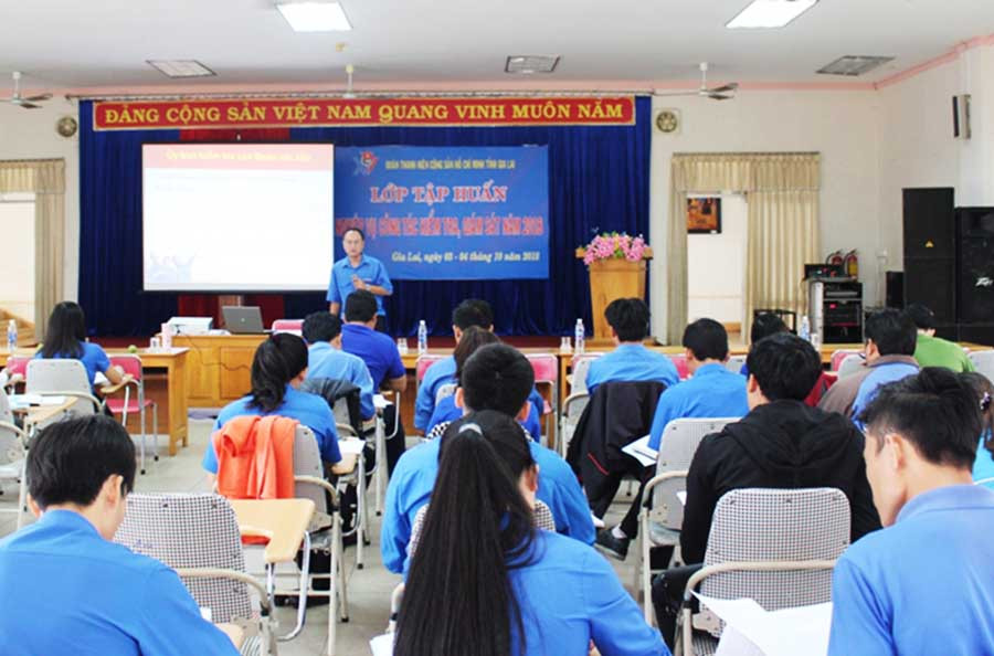 Quang cảnh lớp tập huấn. Ảnh: Phan Lài