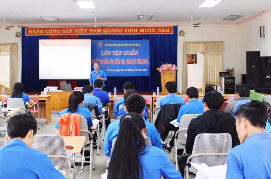 Quang cảnh lớp tập huấn. Ảnh: Phan Lài