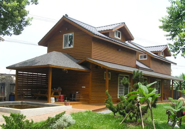  Nhà gỗ lắp ráp có cấu trúc bền vững, phong cách mới mẻ và hiện đại. Nguồn ảnh: Homify. 