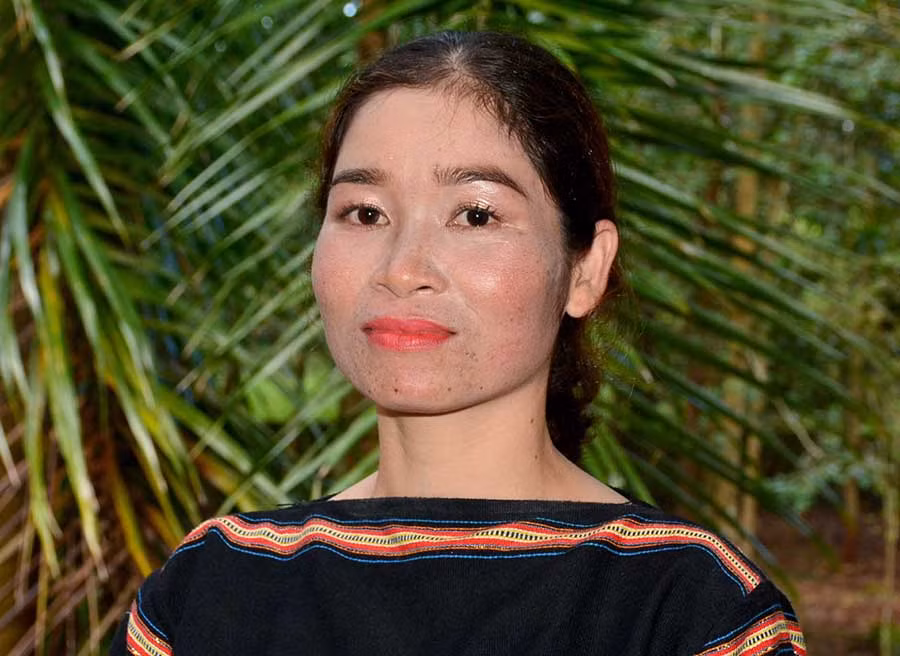 Chị Rmah H'Byên. Ảnh: S.T