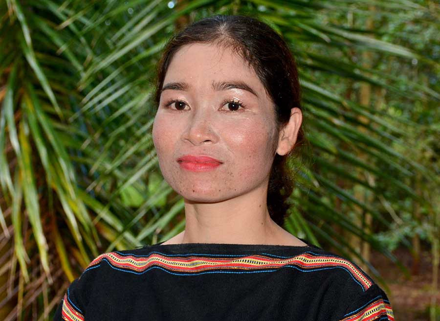 Chị Rmah H'Byên. Ảnh: S.T