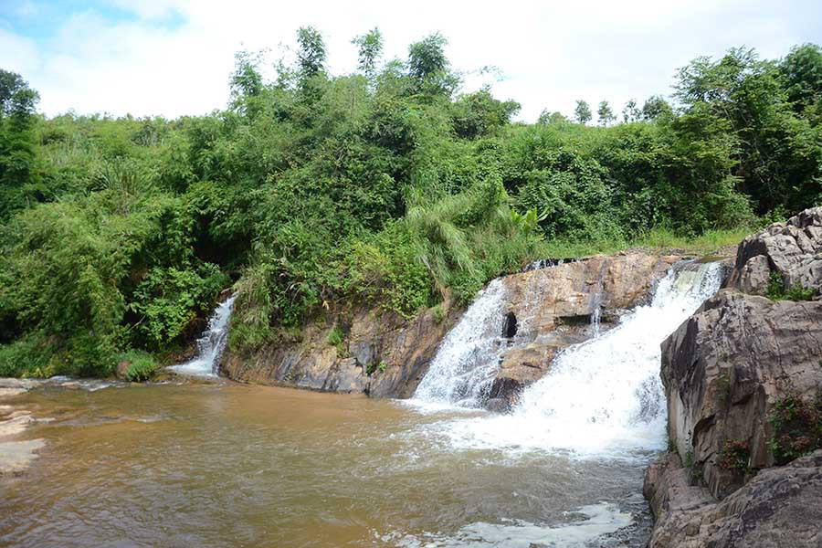 Thác Pơ Nôu. Ảnh: P.V