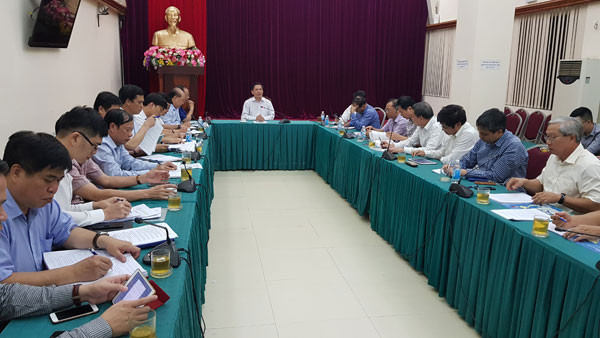 Bộ trưởng Nguyễn Văn Thể chủ trì buổi làm việc chiều qua (2/10) về việc chuyển giao 5 tổng công ty thuộc Bộ GTVTvề Ủy ban Quản lý vốn Nhà nước tại doanh nghiệp