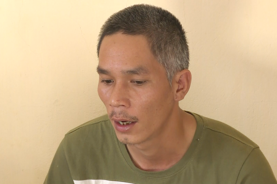 Đối tượng Lê Minh Hùng bị bắt sau khi chiếm đoạt tiền của 13 nhà xe.