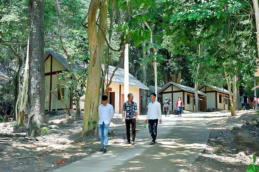  Khu di tích lịch sử cách mạng của tỉnh tại xã Krong (huyện Kbang). Ảnh: Đức Thụy