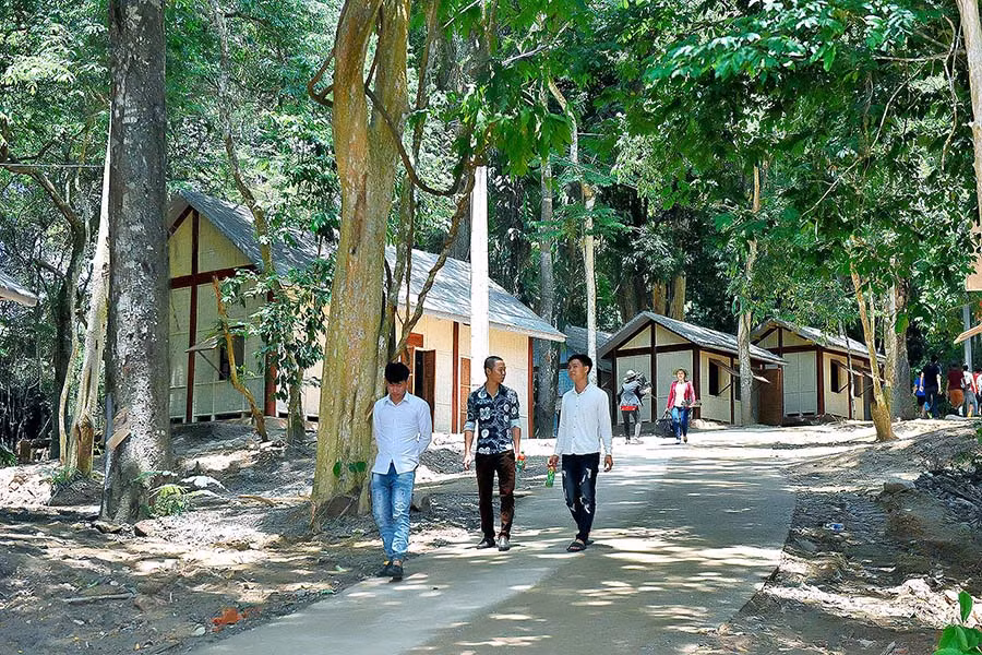  Khu di tích lịch sử cách mạng của tỉnh tại xã Krong (huyện Kbang). Ảnh: Đức Thụy