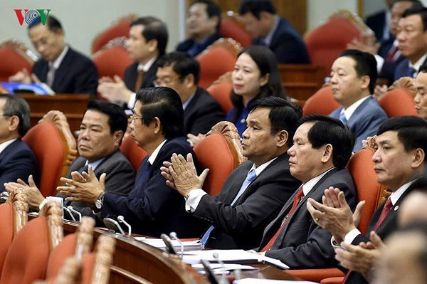 Các đại biểu dự Hội nghị Trung ương 8 khóa XII. Ảnh: VOV