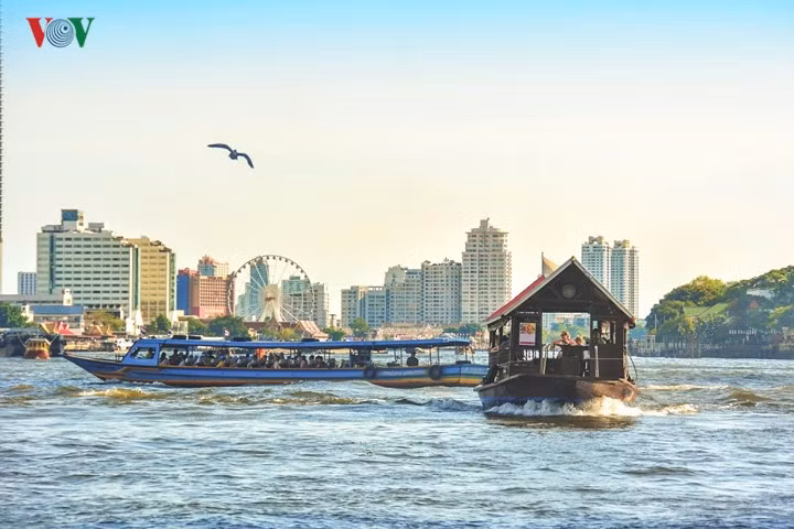 Không chỉ phục vụ du lịch, sông Chao Phraya thực sự một huyết mạch giao thông quan trọng của thành phố. Người Bangkok sử dụng mạng lưới phà và thuyền trên sông thường xuyên không kém gì đường bộ.