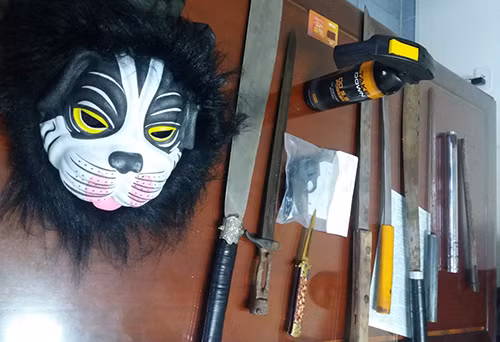 Hung khí gây án bị thu giữ. Ảnh: Công an cung cấp.