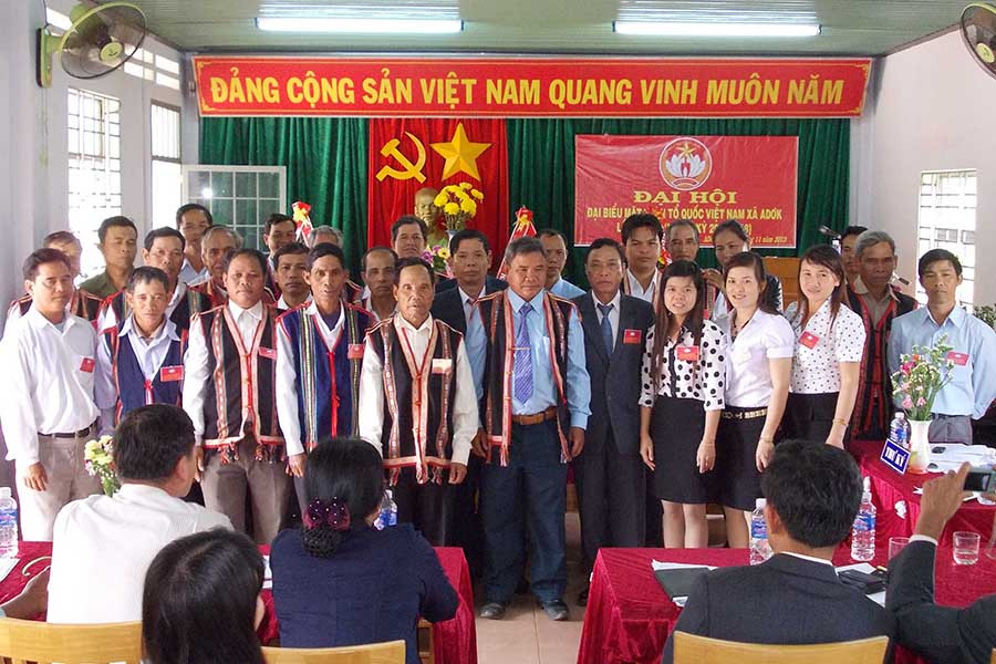  Đại hội MTTQ Việt Nam cấp xã. Ảnh: T.N