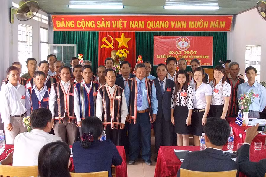  Đại hội MTTQ Việt Nam cấp xã. Ảnh: T.N