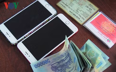 Tài sản cơ quan công an thu giữ