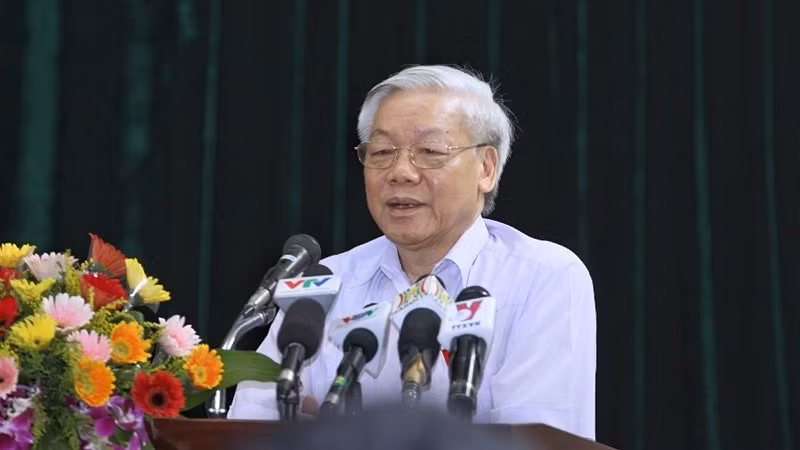 Tổng bí thư Nguyễn Phú Trọng. Ảnh: Lê Anh Dũng