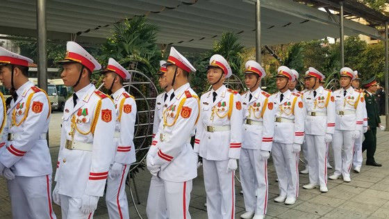 Đội tiêu binh đã được chuẩn bị sẵn để phục vụ tang lễ