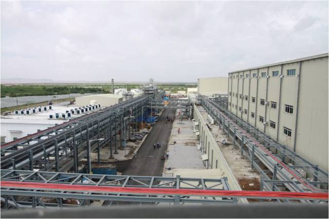 Dự án nhà máy xơ sợi Đình Vũ đã vận hành một số dây chuyền.