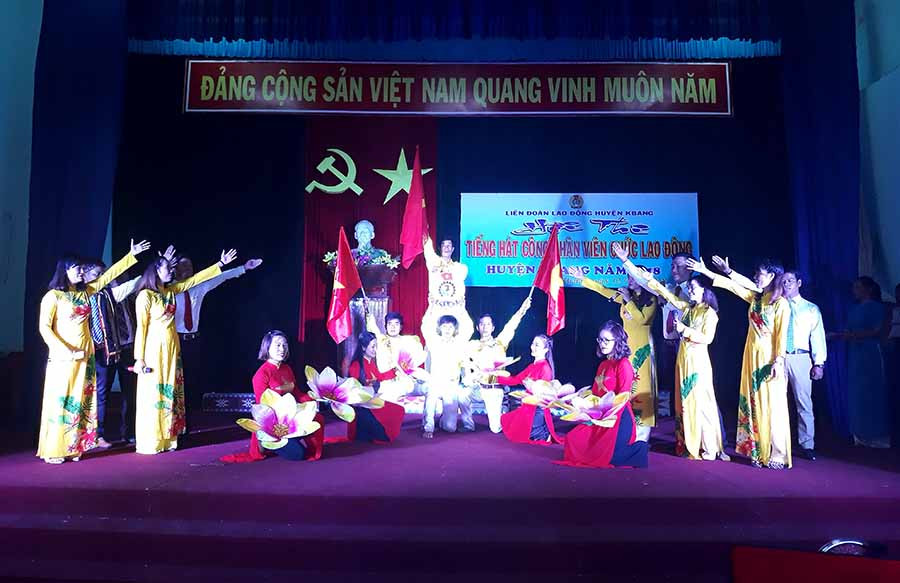 CNVC lao động huyện Kbang năm 2018. Ảnh: Hồng Hạnh