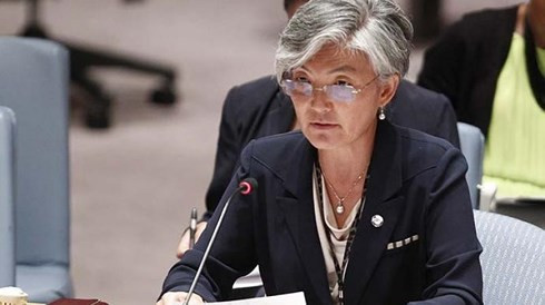 Ngoại trưởng Hàn Quốc Kang Kyung-wha. Ảnh: Reuters. Ngoại trưởng Hàn Quốc Kang Kyung-wha. Ảnh: Reuters.