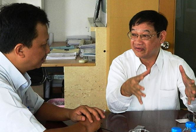Cựu tử tù Liên Khui Thìn (phải) và tác giả Cựu tử tù Liên Khui Thìn (phải) và tác giả