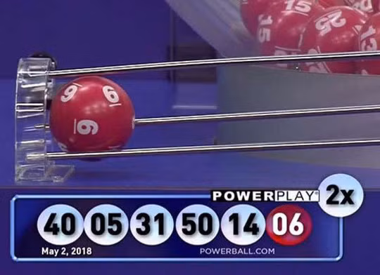 Con số trúng thưởng ngày 2-5 của ông Dudley. Ảnh: CT Post