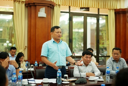 Đại diện Công ty thực phẩm Nam Hà Nội - giảm giá bán lợn là mong muốn của DN. Ảnh: Đình Thắng Đại diện Công ty thực phẩm Nam Hà Nội - giảm giá bán lợn là mong muốn của DN. Ảnh: Đình Thắng