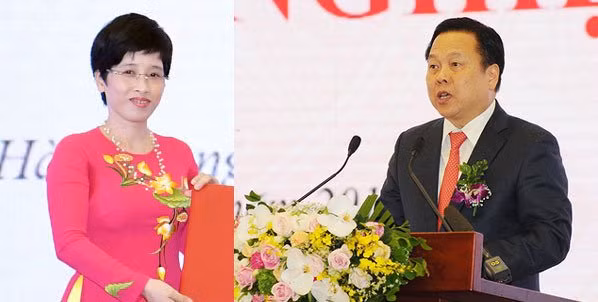 Hai lãnh đạo đầu tiên của Ủy ban quản lý vốn nhà nước.