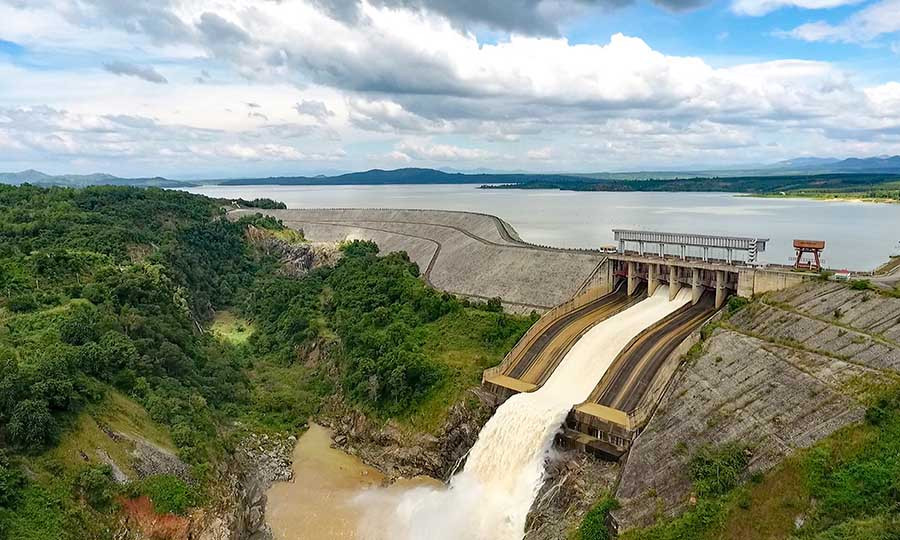  Cửa xả Thủy điện Ia Ly. Ảnh: internet