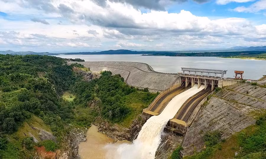  Cửa xả Thủy điện Ia Ly. Ảnh: internet