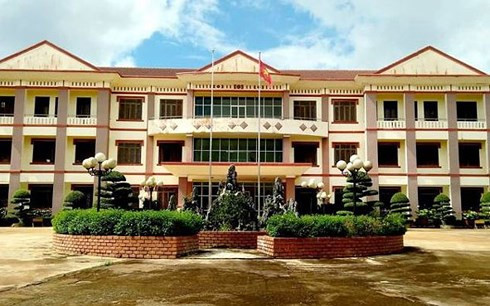 Trụ sở UBND huyện Tuy Đức - nơi ông Nguyễn Ngọc Long công tác với nhiều tai tiếng