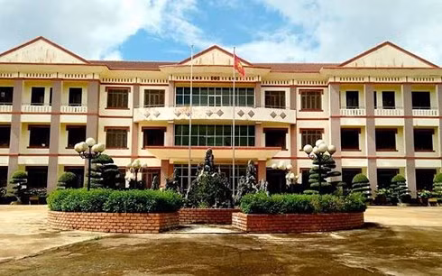 Trụ sở UBND huyện Tuy Đức - nơi ông Nguyễn Ngọc Long công tác với nhiều tai tiếng