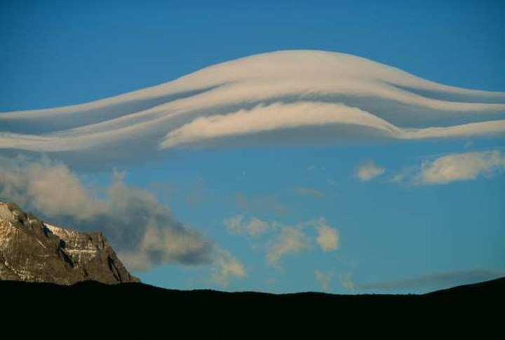  Những đám mây trên bầu trời Công viên Quốc gia Los Glaciares, Argentina. 