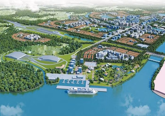  Phối cảnh khu đô thị cảng Hiệp Phước