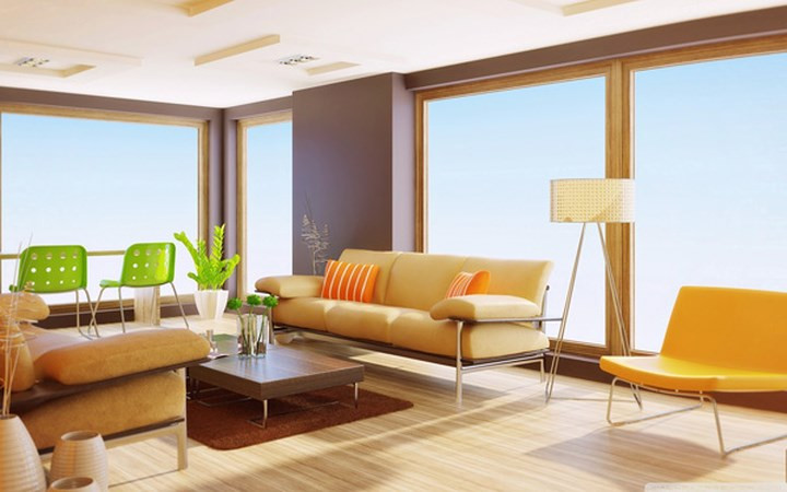 Bảng màu thường được làm nổi bật và nhấn mạnh với gam màu tươi sáng, tạo sự trình bày táo bạo với đồ đạc và các chi tiết.