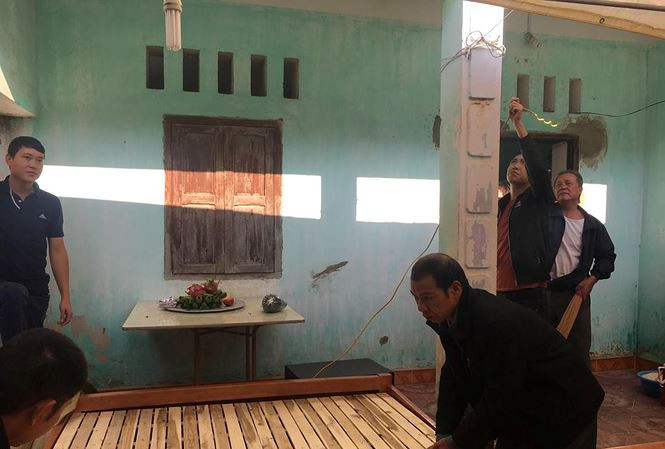 Hiện trường vụ việc. Ảnh: H. Huấn Hiện trường vụ việc. Ảnh: H. Huấn