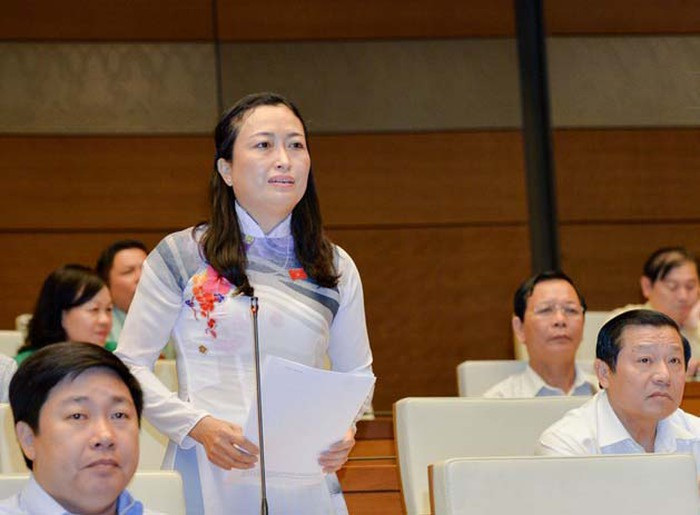 Đại biểu Trần Thị Hoa Ry. Ảnh: Văn Hiếu Đại biểu Trần Thị Hoa Ry. Ảnh: Văn Hiếu