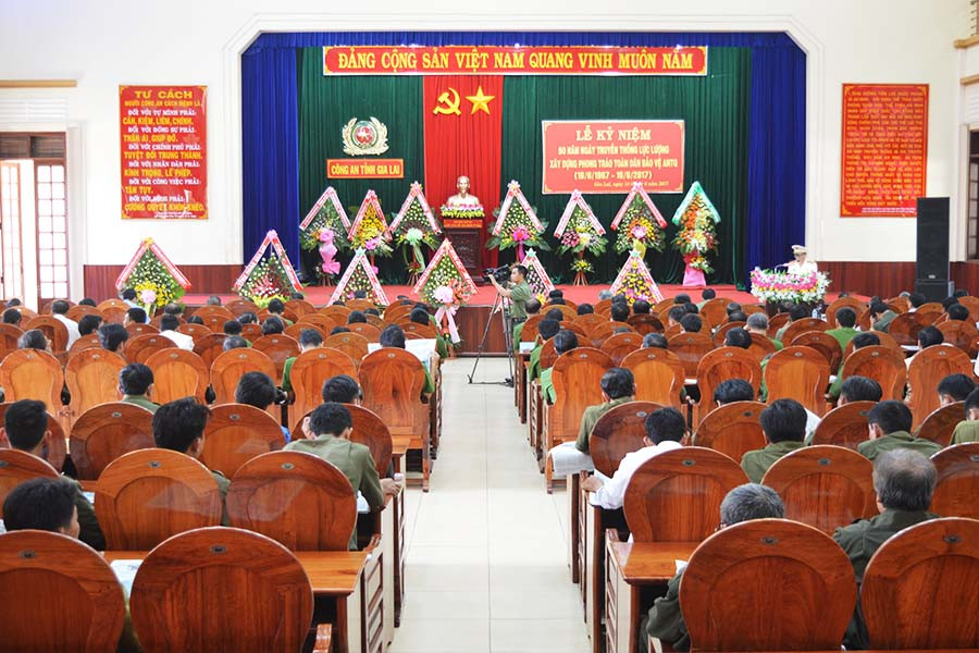 Quang cảnh buổi lễ kỷ niệm. Ảnh: Anh Huy Quang cảnh buổi lễ kỷ niệm. Ảnh: Anh Huy