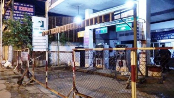 Hiện trường nơi xảy ra vụ việc. Hiện trường nơi xảy ra vụ việc.