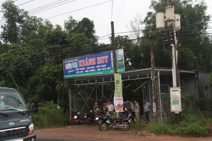 Căn nhà xảy ra vụ việc. Căn nhà xảy ra vụ việc.