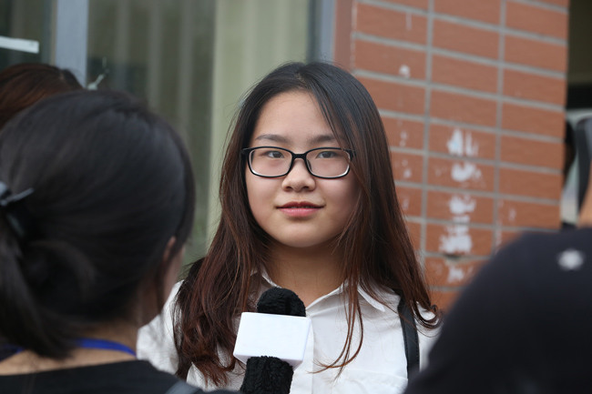 Nhiều thí sinh được báo chí quan tâm đặc biệt.