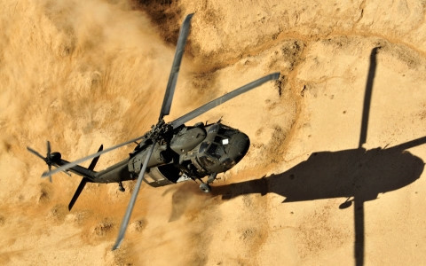 Trực thăng Black Hawk- một trong những loại vũ khí mà Mỹ từng bán cho Đài Loan. Ảnh: Reuters