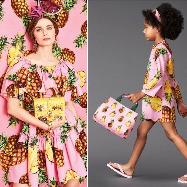 BST xuân hè 2017 của Dolce & Gabbana hot sần sật cùng hoạ tiết fruit-print từ top, bottom cho đến thiết kế túi và váy.