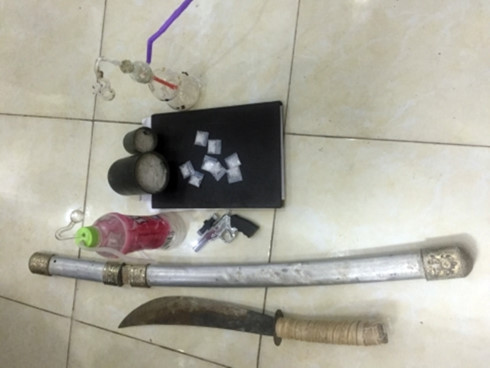  Tang vật vụ án. (Ảnh: Khắc Đoàn).
