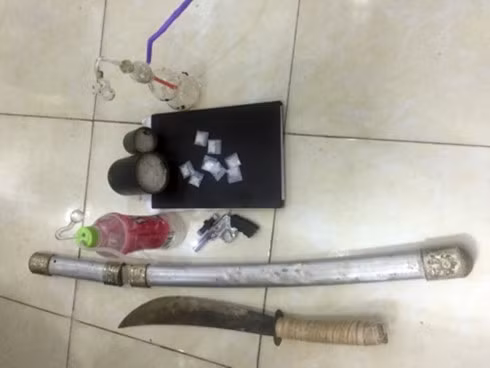  Tang vật vụ án. (Ảnh: Khắc Đoàn).