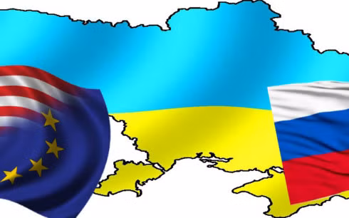 Cuộc cạnh tranh địa chính trị giữa Mỹ và Nga quanh Ukraine. Ảnh: London Globalist.