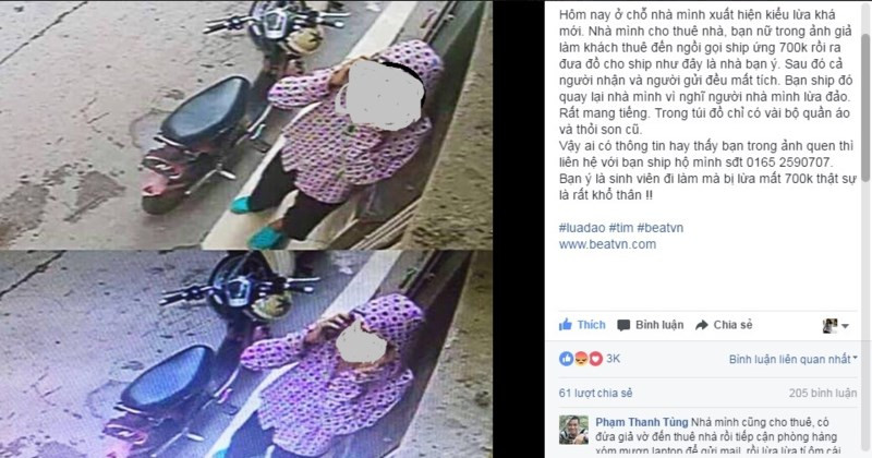 Câu chuyện được chia sẻ trên diễn đàn mạng xã hội.
