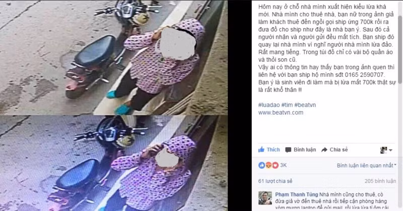 Câu chuyện được chia sẻ trên diễn đàn mạng xã hội.