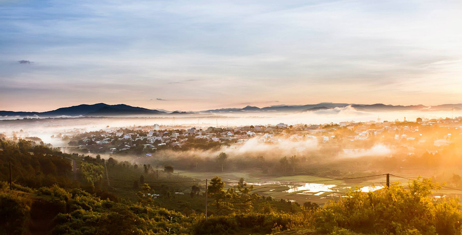 Toàn cảnh phố núi Pleiku đẹp “ma mị” ở góc nhìn trên cao