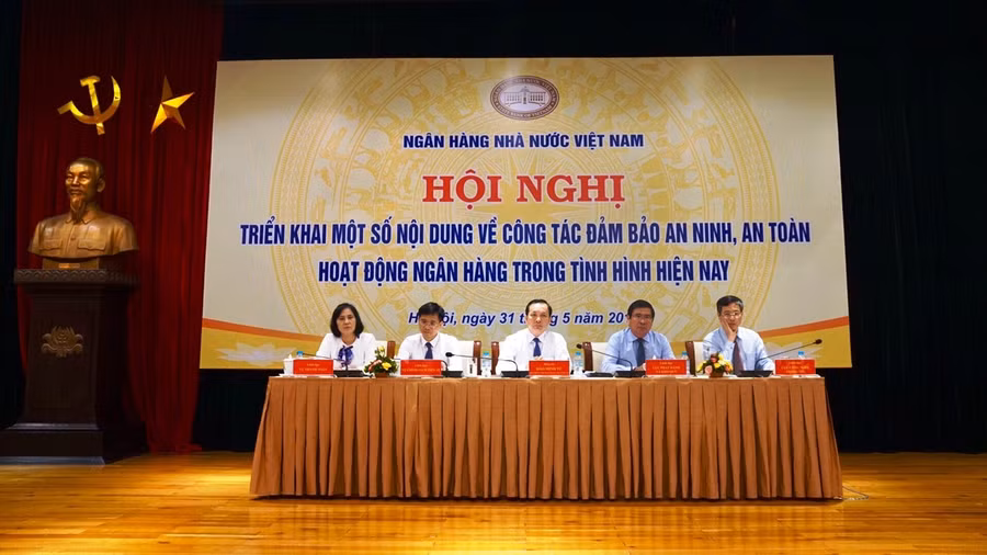 Hội nghị triển khai một số nội dung về công tác bảo đảm an ninh, an toàn hoạt động ngân hàng trong tình hình hiện nay.